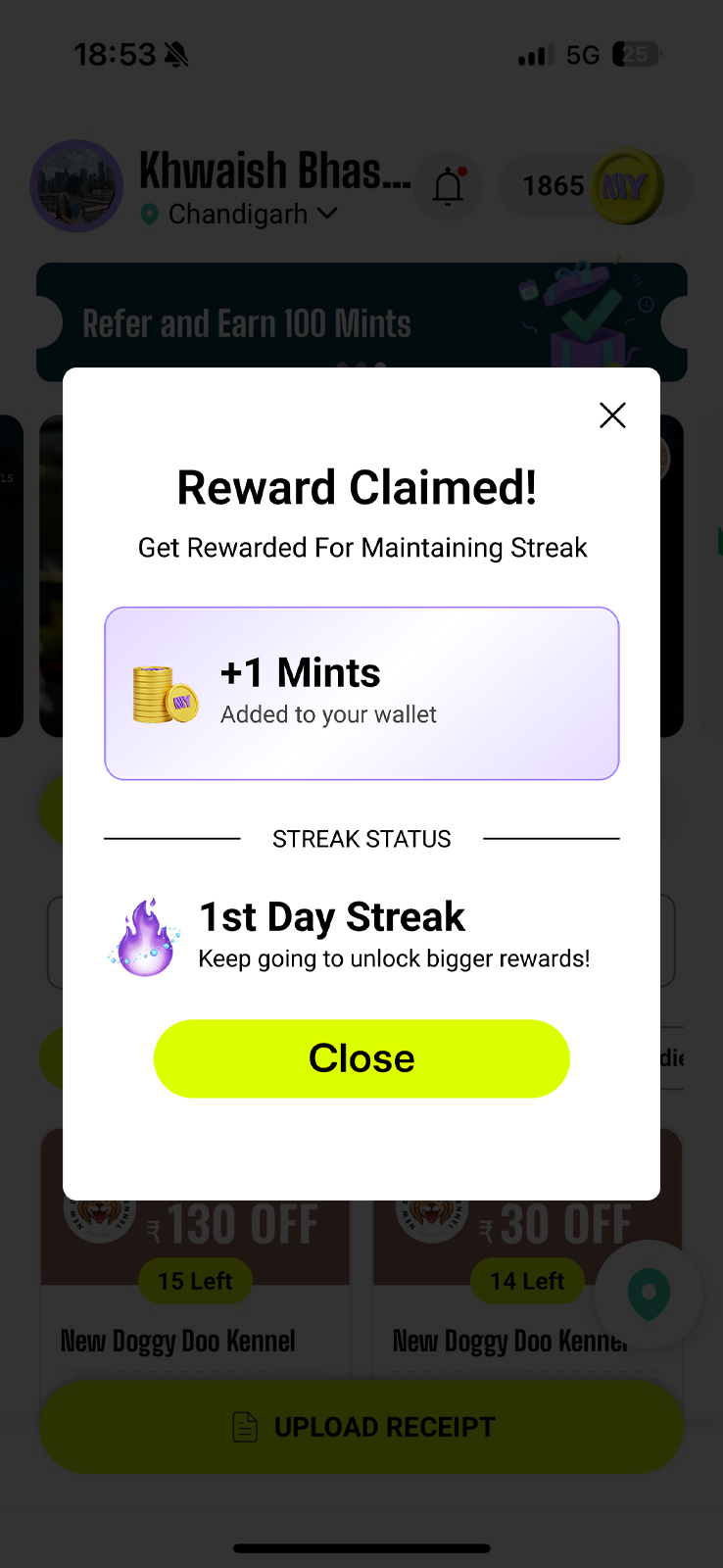 Your First Streak 🔥